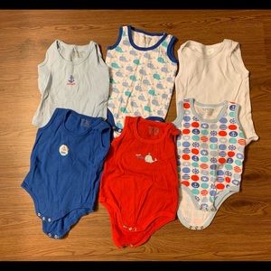 Bundle of sleeveless onesies